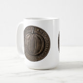 Antike Pumpkin-Münze Kaffeetasse (Vorderseite Links)