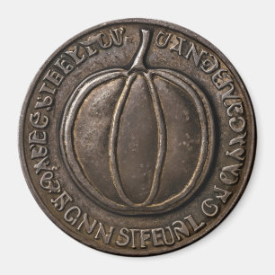 Antike Pumpkin-Münze Magnet