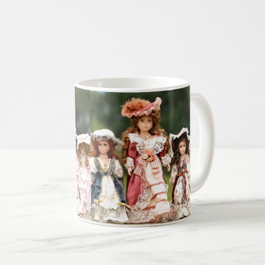 Antike Puppe Kaffeetasse (VorderseiteRechts)