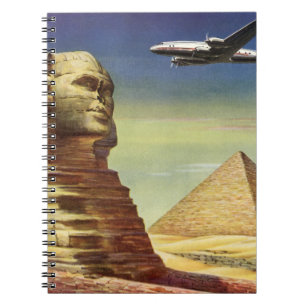 Antike Pyramiden, die Große Sphinx von Gizeh, Ägyp Notizblock