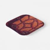 Antike Radiokunst Deko Kathedrale braun Pappteller (Gewinkelt)