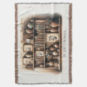 Antike Readen und Blumen Decke (Vorderseite Vertikal)