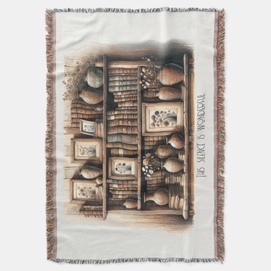 Antike Readen und Blumen Decke (Vorderseite Vertikal)