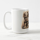 Antike Readen und Blumen Kaffeetasse (Links)