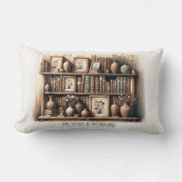 Antike Readen und Blumen Lendenkissen