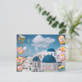 Antike Reise-Postkarte Postkarte (Stehend Vorderseite)