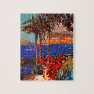 Antike Reisefotografien Antibes Cote D'Azur Puzzle