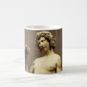Antike Renaissance-Statue Bacchus von Michelangelo Kaffeetasse