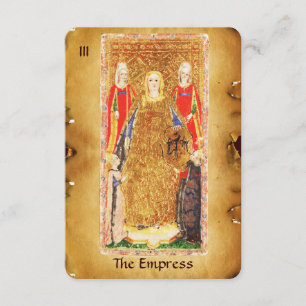ANTIKE RENAISSANCE TAROTS 3/DIE KAISERIN ANKÜNDIGUNG