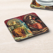 ANTIKE RENAISSANCE TAROTS/MÄSSIGKEIT - KRAFT GETRÄNKEUNTERSETZER (Linke Seite)