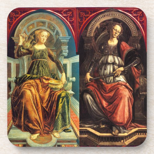 ANTIKE RENAISSANCE TAROTS/MÄSSIGKEIT - KRAFT GETRÄNKEUNTERSETZER (Vorderseite)