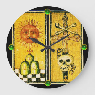 ANTIKE RENAISSANCE TAROTS/THE SUN , ACE OF SWORDS GROßE WANDUHR