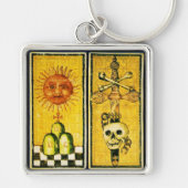 ANTIKE RENAISSANCE TAROTS/THE SUN , ACE OF SWORDS SCHLÜSSELANHÄNGER (Vorne)