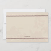 Antike Rennwagen-Einladung Einladung (Rückseite)