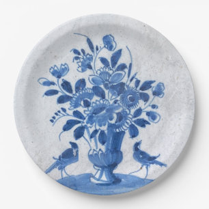 Antike Replik Französischer Landhausstil Blaues De Pappteller