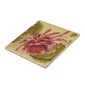 Antike Repro Chrysanthemum Border Tile Fliese (Seite)