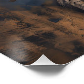 Antike Reptilien-Alien Poster (Ecke)