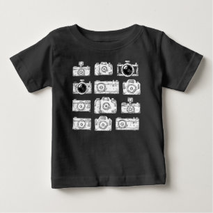 Antike Retro-Kamera Baby T-shirt