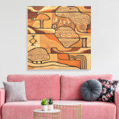 antike Rockkunst Leinwanddruck (Insitu (Wohnzimmer))