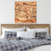 antike Rockkunst Leinwanddruck (Insitu (Schlafzimmer))