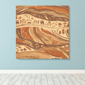 antike Rockkunst Leinwanddruck (Insitu (Holzboden))