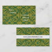 antike Rolle-Visitenkarte Visitenkarte (Vorne/Hinten)