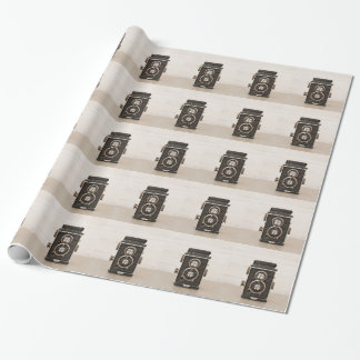 Antike Rolleiflex-Zweilinienkamera Geschenkpapier