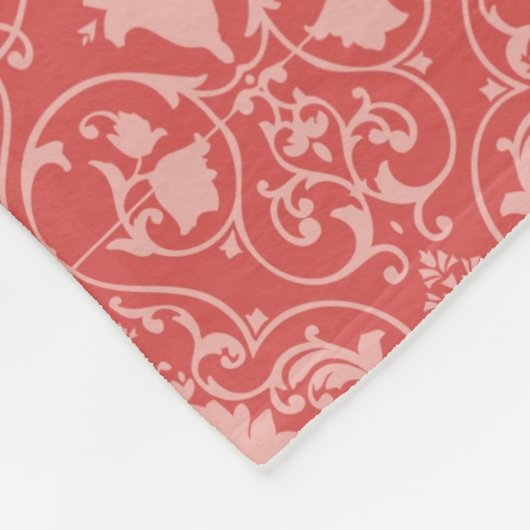 Antike Rolletapete 2 Fleecedecke (Ecke)