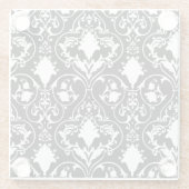 Antike Rolletapete 2 Glasuntersetzer (Rückseite)