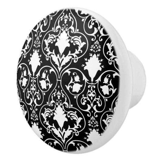 Antike Rolletapete Keramikknauf (Rechts)