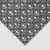 Antike Rolletapete Seidenpapier (Ausschnitt)