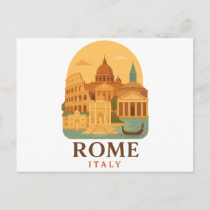 Antike Rom Italien Reise-Postkarte – Kolosseum Postkarte