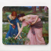 Antike Romantische Gartendamen Präraffaelitisch Mousepad (Vorne)