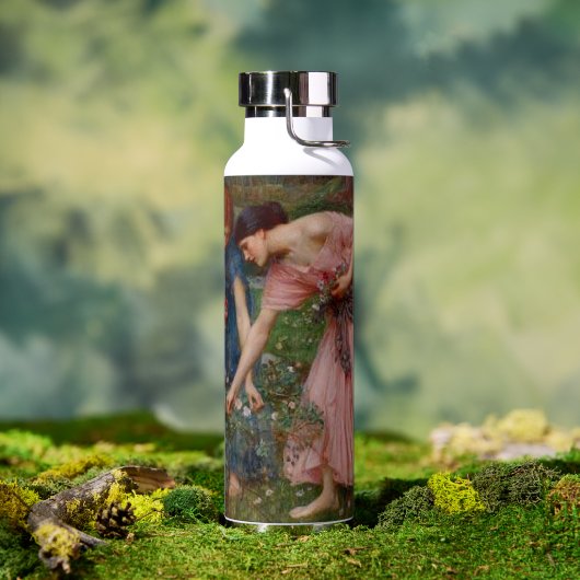 Antike Romantische Gartendamen Präraffaelitisch Trinkflasche (Außenbereich)