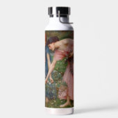 Antike Romantische Gartendamen Präraffaelitisch Trinkflasche (Links)