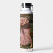 Antike Romantische Gartendamen Präraffaelitisch Trinkflasche (Rückseite)