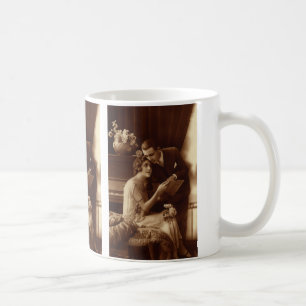 Antike romantische Musik, Liebhaber von Liebe und Kaffeetasse