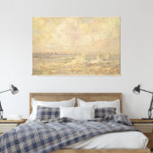 Antike romantische Pastellküste Seascape Leinwanddruck (Insitu (Schlafzimmer))