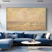 Antike romantische Pastellküste Seascape Leinwanddruck