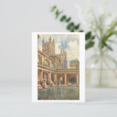Antike römische Bäder, Bath, England Postkarte (Stehend Vorderseite)