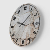 Antike römische Felswand Große Wanduhr (Winkel)