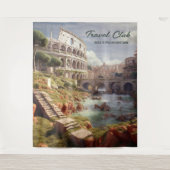 Antike römische Kolosseum-Szene Hintergrund Band Wandteppich (Vorderseite)