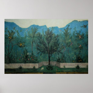 Antike römische Kunst / Fresco / Haus Livia / Poster