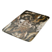 Antike römische Mosaik Pompeii Sea Life Steinmosai Badematte (Schrägansicht)