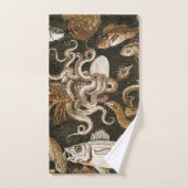 Antike römische Mosaik Pompeii Sea Life Steinmosai Badhandtuch Set (Handtuch)