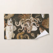 Antike römische Mosaik Pompeii Sea Life Steinmosai Badhandtuch Set (Handtuch)