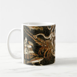Antike römische Mosaik Pompeii Sea Life Steinmosai Kaffeetasse