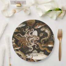 Antike römische Mosaik Pompeii Sea Life Steinmosai