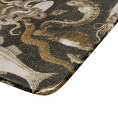 Antike römische Mosaik Pompeii Sea Life Steinmosai Schneidebrett (Ecke)