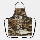 Antike römische Mosaik Pompeii Sea Life Steinmosai Schürze (Vorderseite)